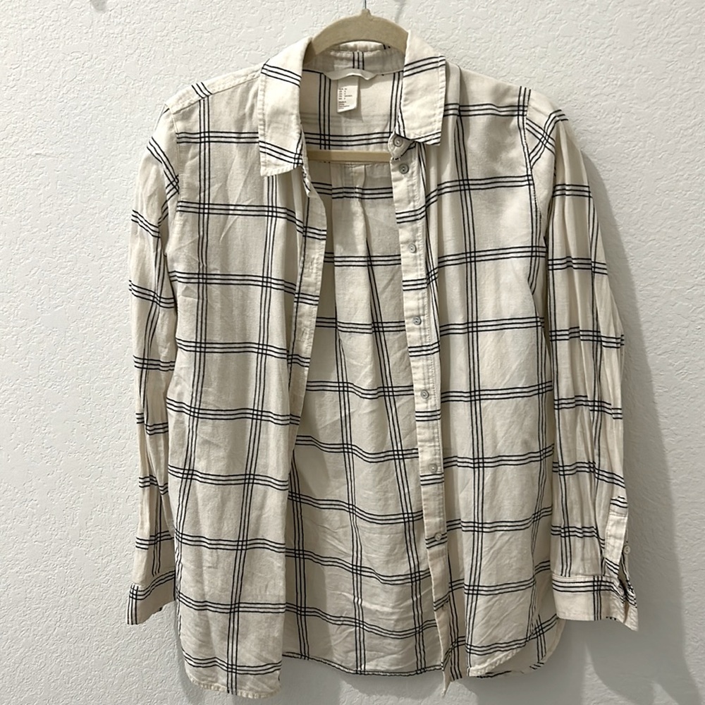 Black and white flannel